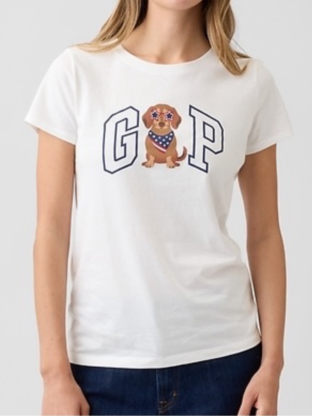 Gap Patriotic Dachshund Shirt